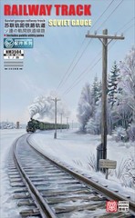 Heavy&Lanmo NM3504 1/35 Railway Track, Soviet Gauge-480mm w/Utility Poles