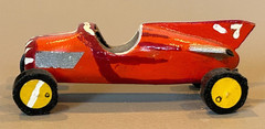 Vintage Custom Built Wood Midget Racer Model Indy 500 Marx Slush Race Stock Car