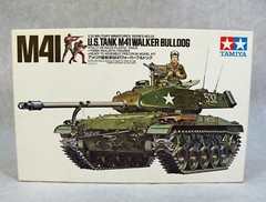 TAMIYA WWII MILITARY US M41 WALKER BULLDOG TANK MODEL KIT NEW!
