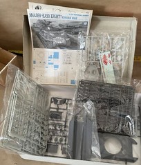 DML M4A3E8 “easy eight” 1/35th scale kit, open box