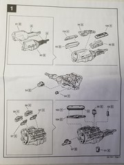 1969 Chevy Camaro VALVE COVERS for 302 / 327 V8 from Revell 1:25 Model Kit 69