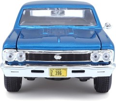 Multicolor 1:24 Chevy Chevelle SS 396 Model Car – Die-Cast with Opening Doors