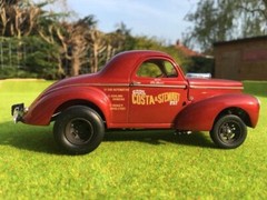 Decals – Willys Gasser of Carl Costa and Pat Stewart, Nostalgia 1967.