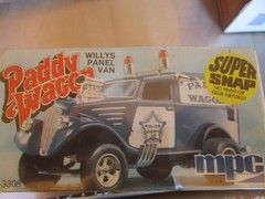 MPC 3308 PADDY WAGON Willys Panel Van Gasser Police Rod 1:25 WRAPPED 1979 ISSUE