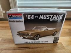 Monogram 1964 1/2 Mustang Convertible 1:24 Model Car Kit, New In Sealed Package.