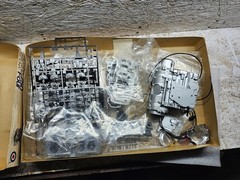 Entex 1970s Honda C750 Four Engine 1/3 Scale 750 Model Kit partially built