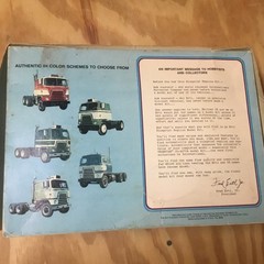 Original Ertl International Transtar CO-4070 blueprinter #8000