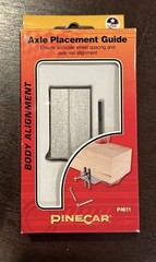 Pinecar P4611 Pinewood Derby Axle Placement Guide Made in USA Precision Tools
