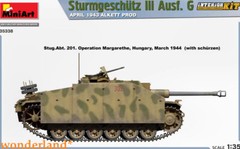 MINIART 35338 1/35 Scale StuG III Ausf. G Ausf 1943 Alkett Prod. Interior Kit