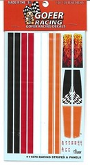GOFER Racing, Racing Stripes & Panels, Decals 1/24 -25 11070 ST