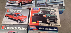 1:24 1/25 1991 Monogram AMT Ford F-250 F350 Explorer Flareside Pickup LOT NICE