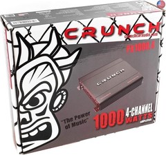 Crunch PX 1000.4 4 Channel 1000 Watt Amp A B Class Car Truck Motor Vehicle