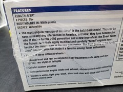 Revell 1:25 Honda Civic Hatchback Tuner Series 2’n1 Model Kit 85-2389 Dented Box