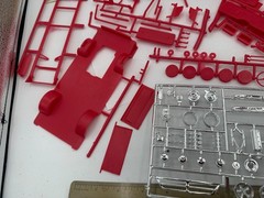 Vintage IMC Dodge LITTLE RED WAGON / Kit No. 107-200 / 1/25 Scale Model