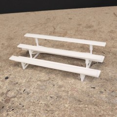 1/24-1/25 Scale 3 Row Bleachers for RC Racing/Drifting Track or Diorama (Kit)