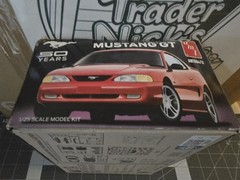 AMT 1997 Ford Mustang GT 50 Years 1/25 Scale Plastic Model By Round2 AMT864/12