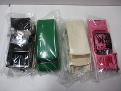 4 Vintage Plastic Model Parts Lot with Dodge and Ford Vans