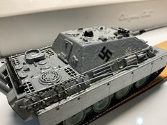 Hand Built WWII German Tank 4 Inches