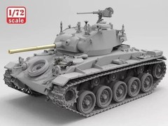ForeArt 1/72 US Army M24 Chaffee Light Tank Kit Photo-Etch Turned Barrel