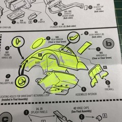 FOB 40 Willys Coupe Gasser Hard BODY Slot Car? 1:25 AMT Search LBR Model Parts