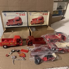 IMC #107-200 Dodge Little Red Wagon Plastic Model Kit 1/25th Lot Of Three Parts