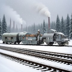 1/72 Polish Around Armored Train PP2 Brave “Smialy” Assembly Model Building KDa