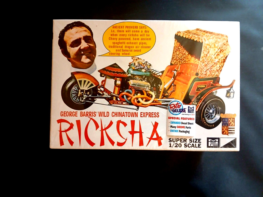 Model Kit Ricksha Wild Chinatown Express Custom Show Car MPC Retro Deluxe 1:20