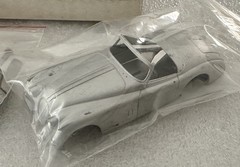 Vintage AMR Minichamps 1/43 Jaguar XK 150 Roadster Ref. 424 Metal Model Kit