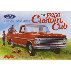 Moebius Models 2564 1:25 1968 F0RD F-250 Custom Cab Pickup Plastic Model Kit