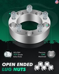SCITOO 4PCS 1.5″ 5×5.5 to 5×5.5 Wheel Spacers 5×139.7 to 5×139.7 with 1/2″