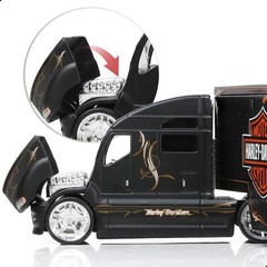 Toy Semi Truck Trailer 1:64 Diecast Metal Tractor Truck MAX.Present