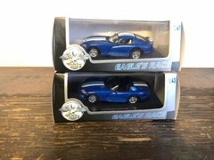 Car Eagle Race Dodge Vipers Red, Blue, Black & White 1:43 Scale – set of 6