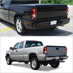 Tail Lights Assembly Compatible with 1999-2002 Chevy Silverado OE-Clear Lens