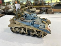 WW2 British Mk Vl light tank built painted 1:35 Afican campaign