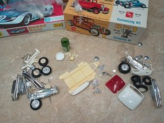 Vintage 60’s 70’s MODEL KIT Junkyard Graveyard Car Parts Boxes LOT Huge 750+