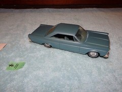 1965 Ford Galaxie 500XL Hardtop Original Dealer Promo Model Car