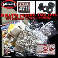 MOEBIUS MODELS 2302 1/25 1956 CHRYSLER 300B OF NASCAR 2XCHAMP TIM FLOCK KIT