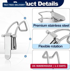 6 PCS 41109 Air Cleaner Clip Compatible with Lincoln, Mercury, Ford, Air Filter