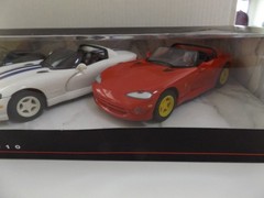 AMT-ERTL 1996, 3pc. VIPER SET, RED, WHITE & BLUE, Promo Model Car, #8382