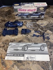 1967 Aurora “Mako Shark” Mkdel. Kit No. 677-100 Partially Built