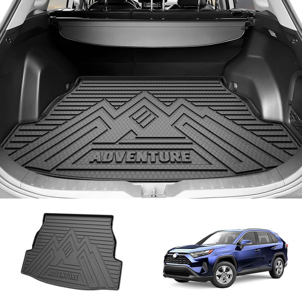 Trunk Mat for Toyota RAV4 2019-2025 Accessories(Include Hybrid&Gasoline), All We