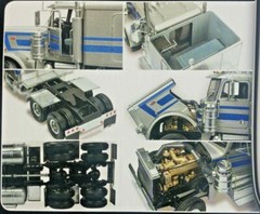 REVELL 1/25 PETERBILT 359 CONVENTIONAL TRUCK MODEL KIT 302 PARTS NEW 85-2627 F/S