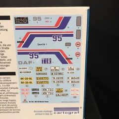 ITALERI 788 DAF 95 MASTER TRUCK-NIB-1:24 SCALE