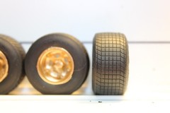 A-28 1/25 scale racing, model car kits, parts dirt track tires and wheels ,