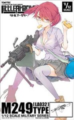 TomyTec Little Armory 1/12 M249 MACHINE GUN Automatic LA032 Model Kit