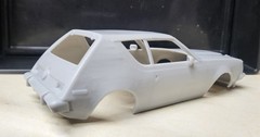 1/24 scale resin 3d printed AMC 1973 Gremlin body model slot car