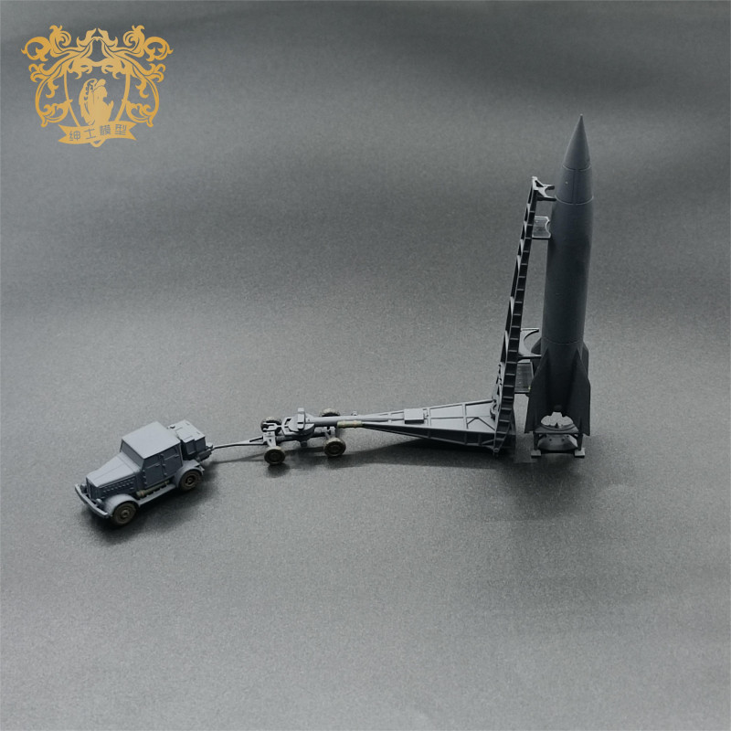 V2 Rocket Transportation/Launching Kit 1/144 Scale Tank Model 3D painted model