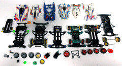 Super LZ Chassis, Tamiya Plus More 4WD Mini Racers Parts Lot