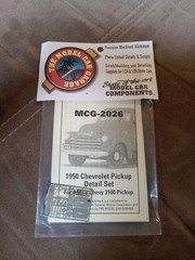 The Model Car Garage 1950 Chevy Pickup Detail Set MCG-2026