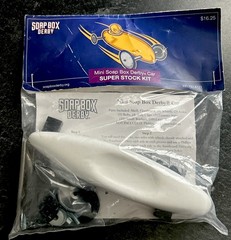 Mini Soap Box Derby Car Super Stock Kit Model Racer STEM Toy Made in USA NIP